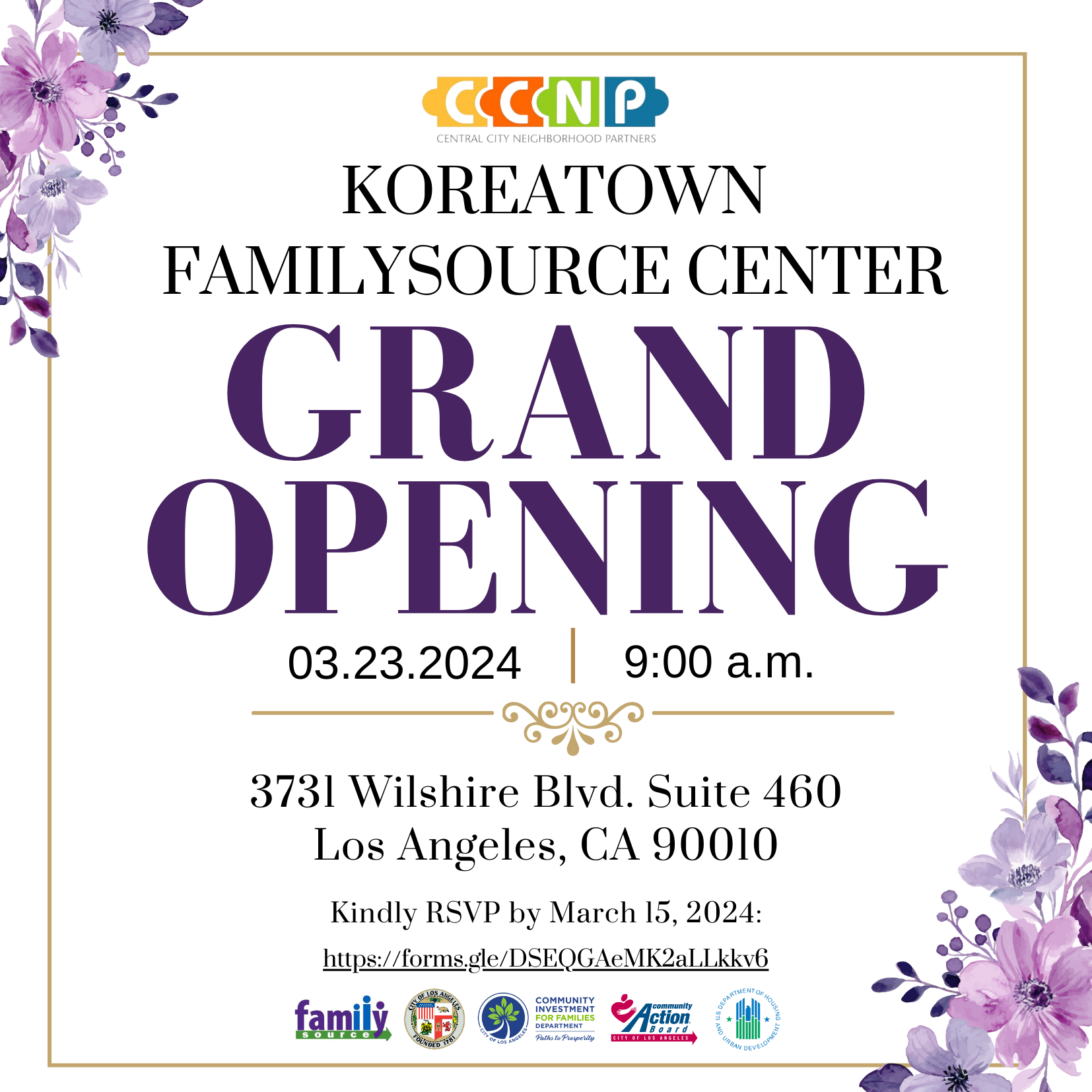 KOREATOWN FAMILYSOURCE CENTER GRAND OPENING