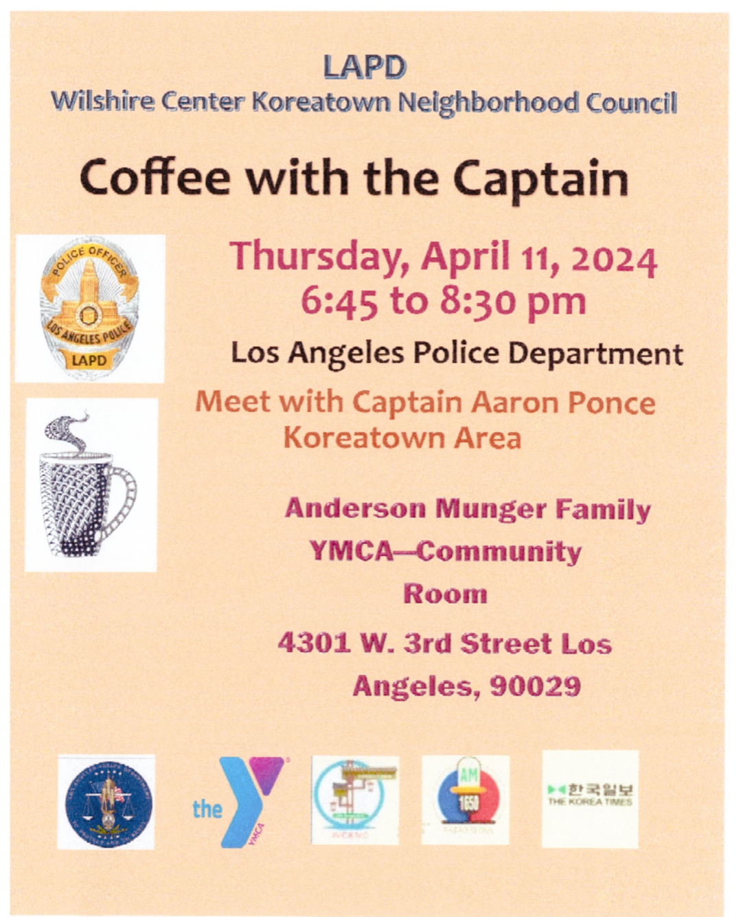 Coffee with the Captain