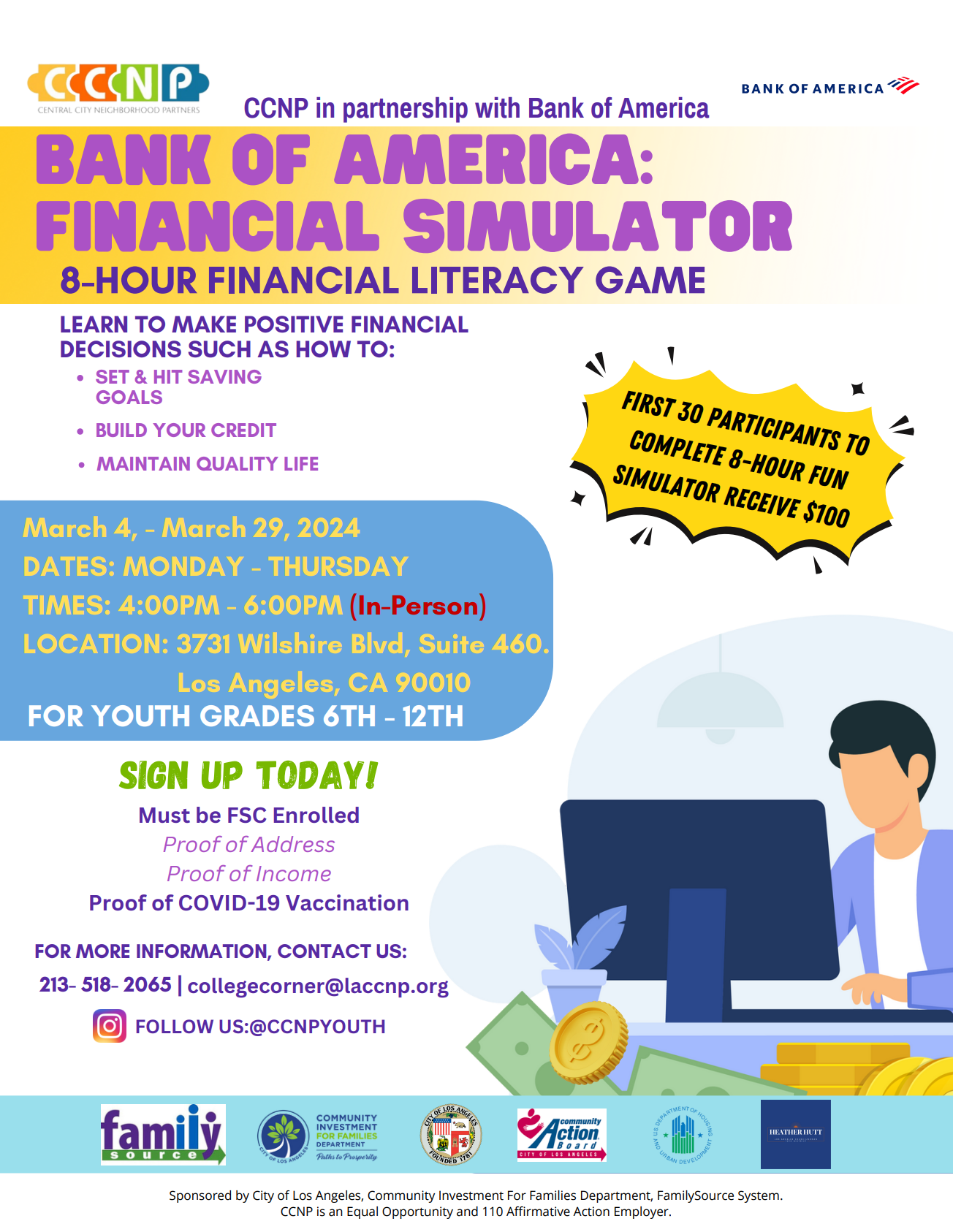 Bank of America: Financial Simulator